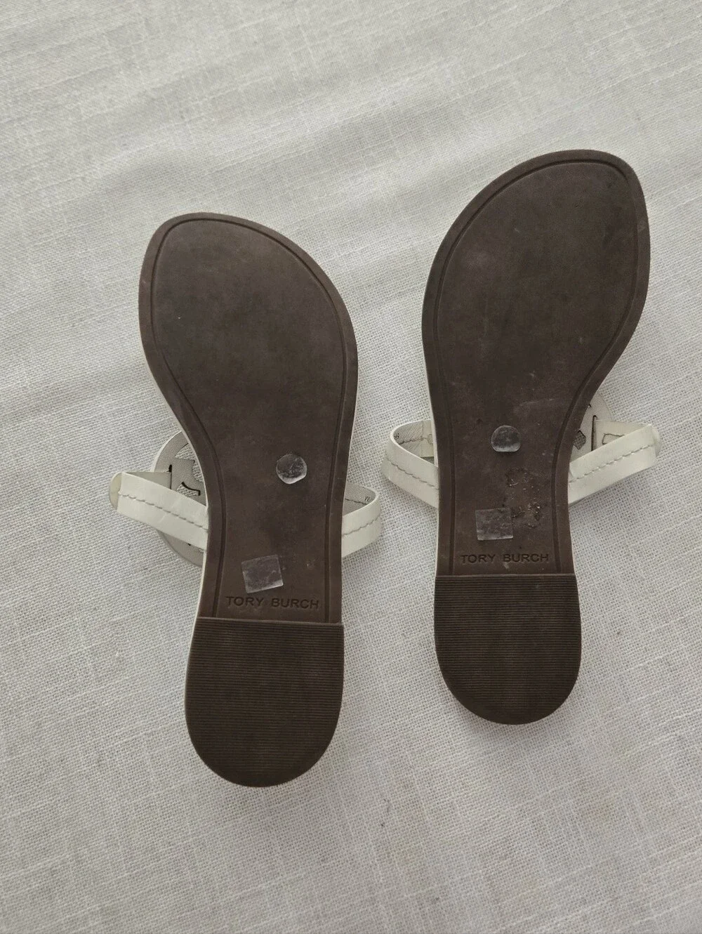 Tory Burch Cream Miller Sandals